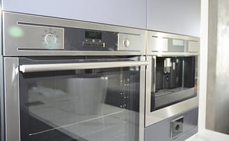 Modern kitchen with electric oven