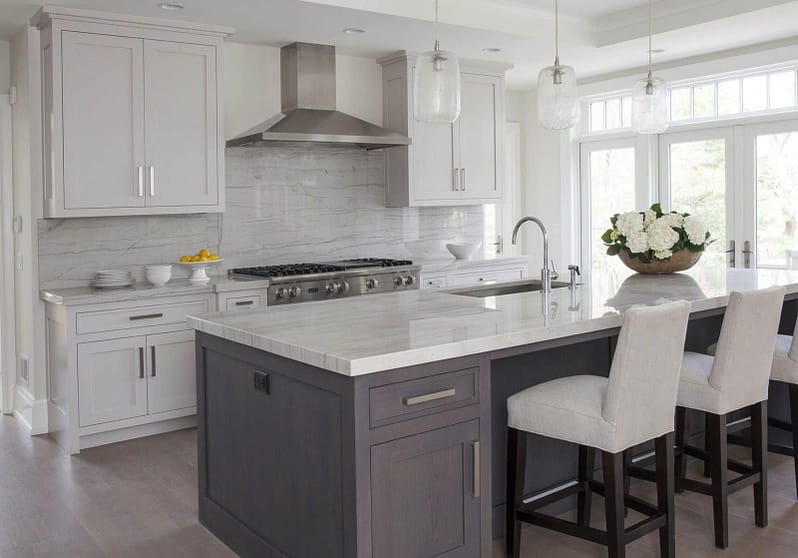 White Painted Kitchen Cabinets