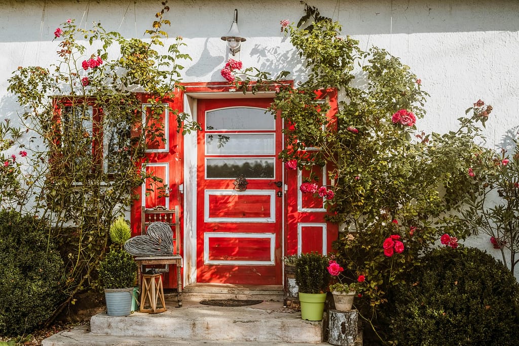 Front House Red Door