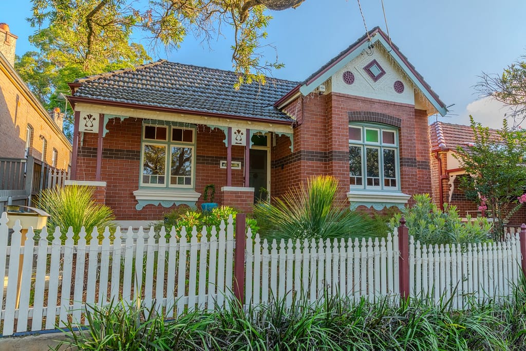 Suburban residential Brick house in Sydney 