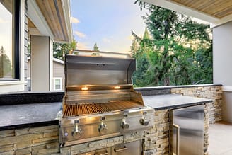 Small Outdoor Kitchen