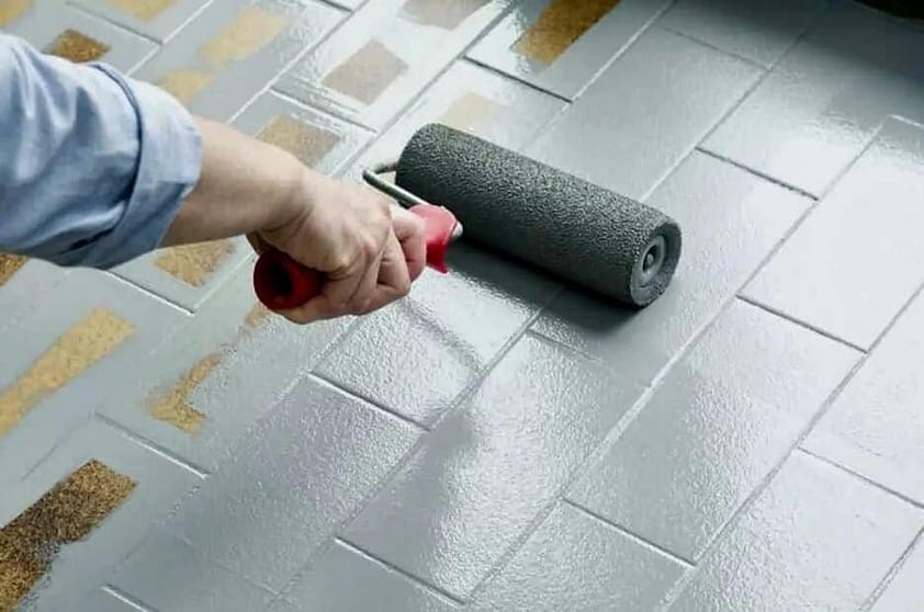 Painting Floor Tile